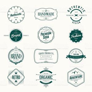 300x300 Retro Blank Paper Label Shapes Vintage Elegant Vector Catchsplace