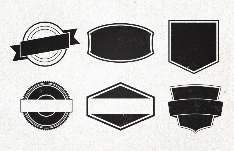 800x518 Vintage Emblem Shapes Design Vector Shapes, Shapes, Vintage