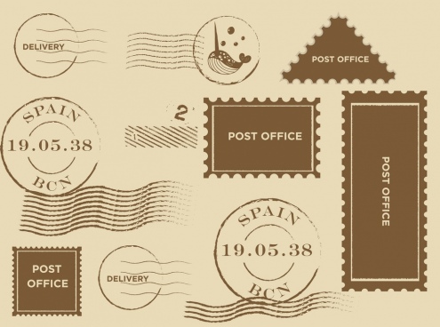 495x368 Vintage Shapes Free Vector Download