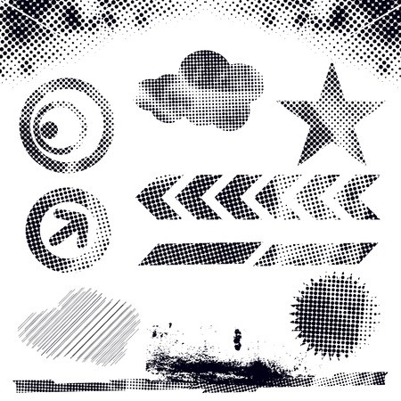 450x450 Abstract Modern Vector Illustration,grunge Dots Elements