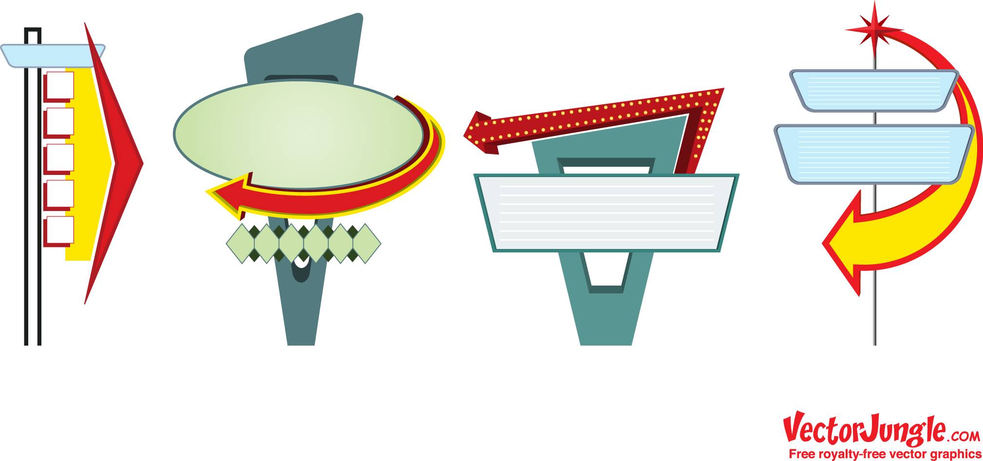 2018x946 Retro Sign Vector Images