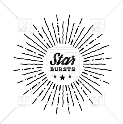 Hipster Style Vintage Starburst With Rays Vector Image Of Design 399x400 Hipster Style Vintage Starburst With Rays Vector Image Of Design