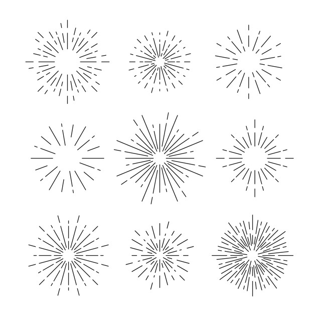 Download Retro Starburst Vector at Vectorified.com | Collection of ...