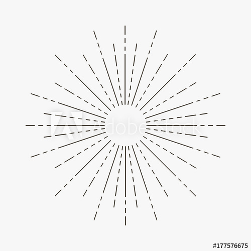 Vintage Sunburst Linear Rays Of Sun Hipster Retro Starburst 500x500 Vintage Sunburst Linear Rays Of Sun Hipster Retro Starburst