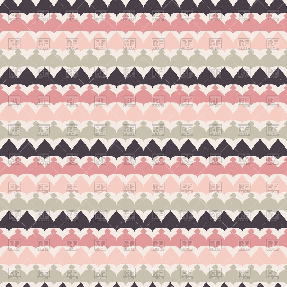 1200x1200 Retro Seamless Pattern With Stripes Vector Image Of Backgrounds