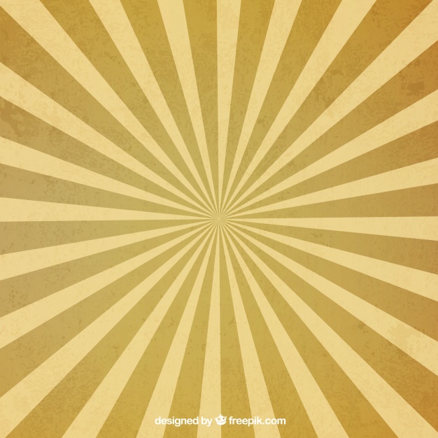 626x626 Retro Sunbeams With Yellow Stripes Vector Free Download