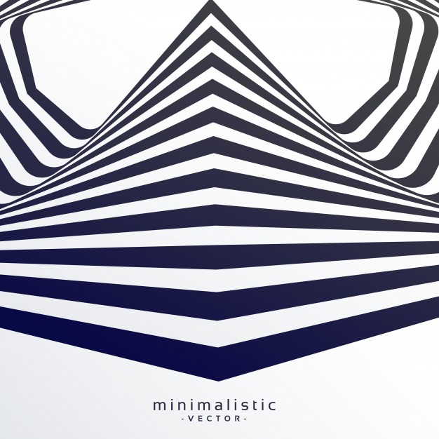 626x626 Abstract Retro Background With Black And White Stripes Vector