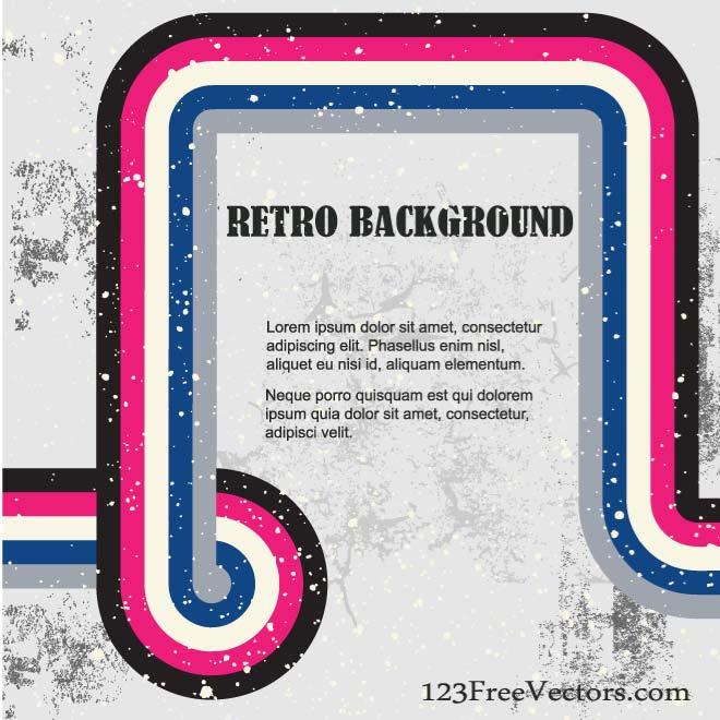 660x660 Colorful Retro Stripes Vector