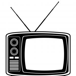 300x300 Photostock Vector Vintage Tv Vector Illustration Of A Vintage