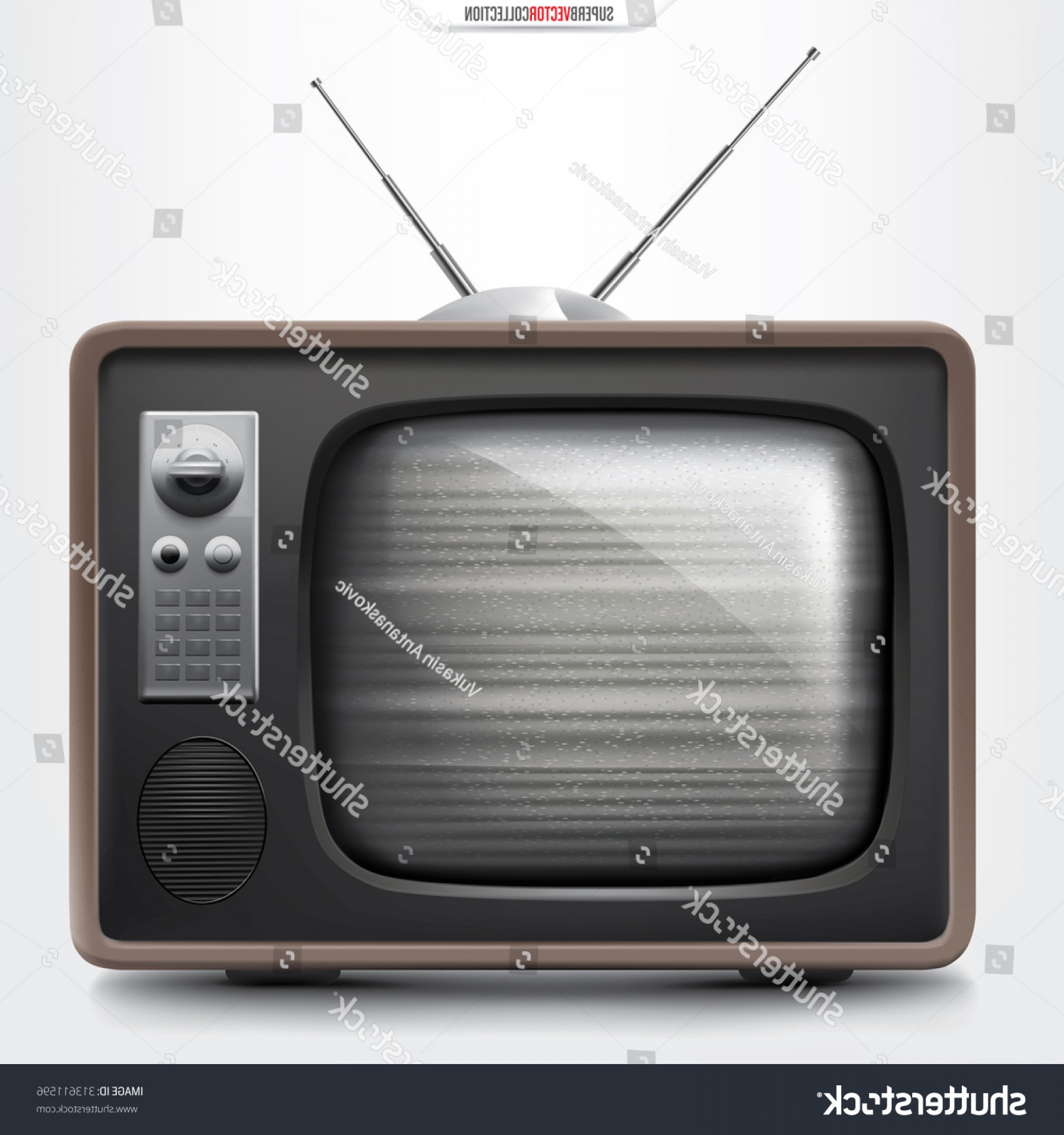 1800x1920 Old Schol Screen Tv Vector Catamart