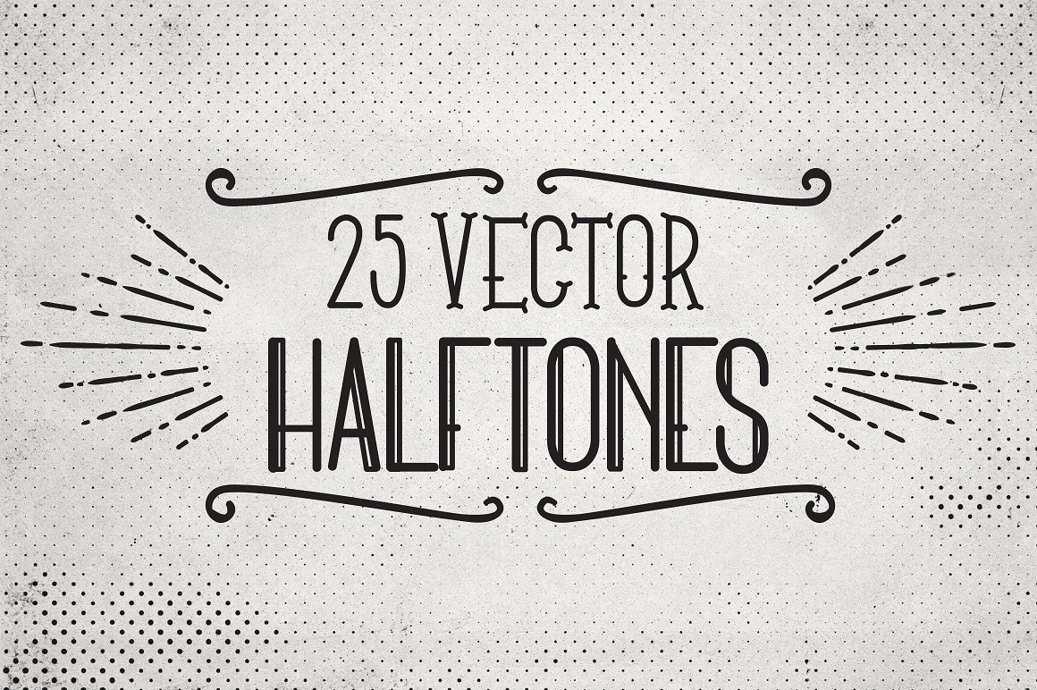1160x772 Retro Vector Halftones