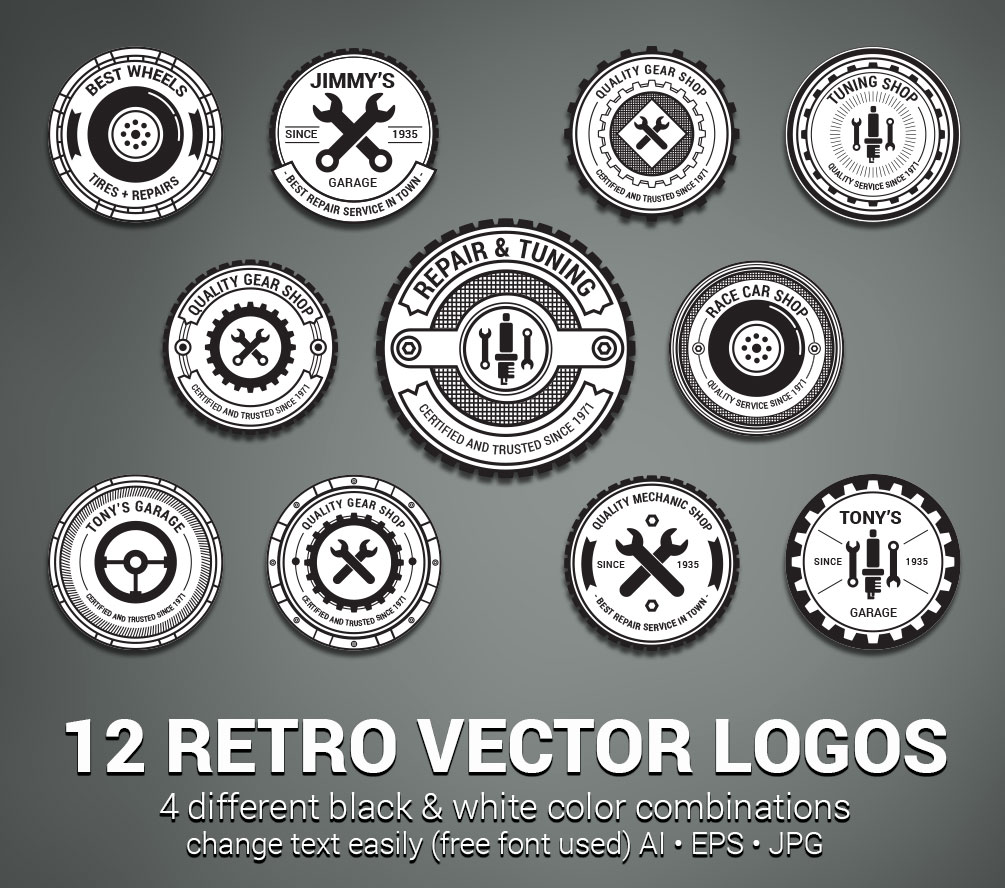 1005x888 Retro Vector Logos Vectortwist