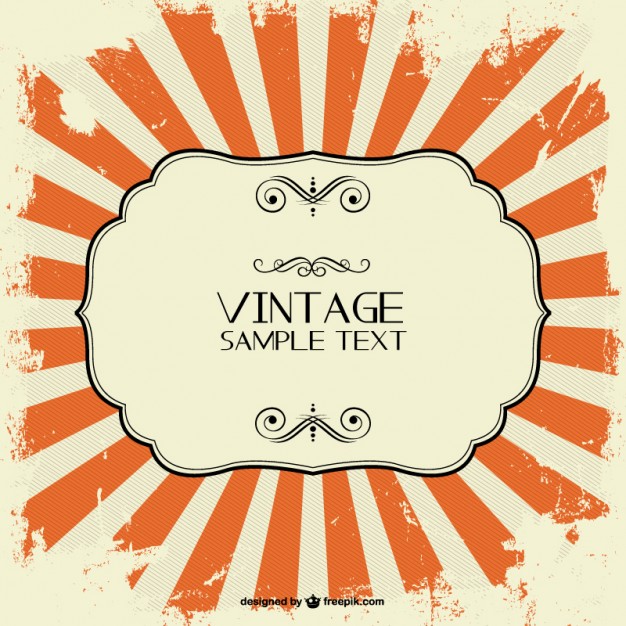 626x626 Retro Rays Vector Vector Free Download