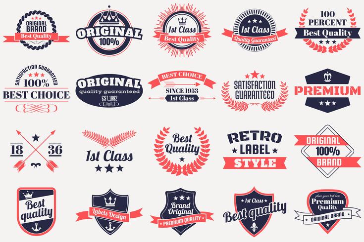 735x490 Vintage Retro Vector Logo For Banner