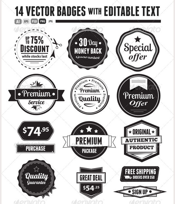 600x700 Premium Retro Graphic Vector Design Collection Free Download