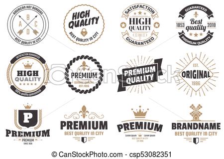 450x319 Vintage Retro Vector Logo For Banner, Poster, Flyer