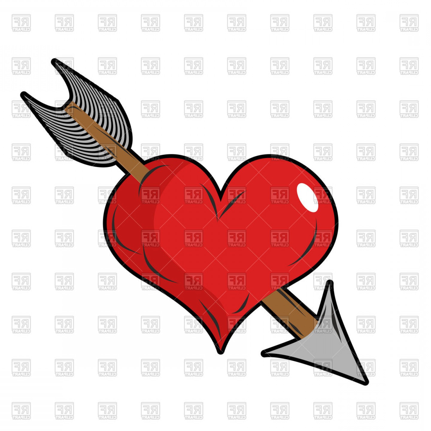 1440x1440 Arrow With Love Vector Art Cqrecords