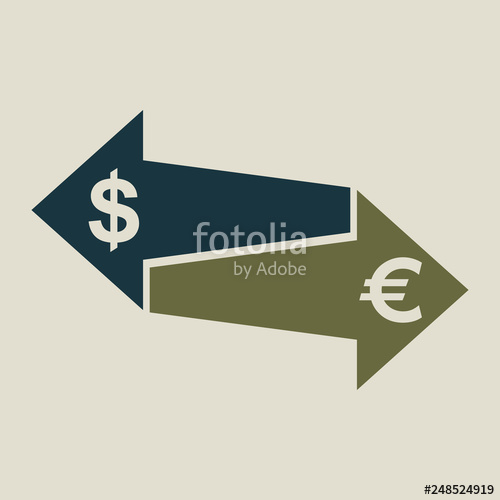 500x500 Exchange And Convert Icon Dollar And Euro Arrow, Trade, Return