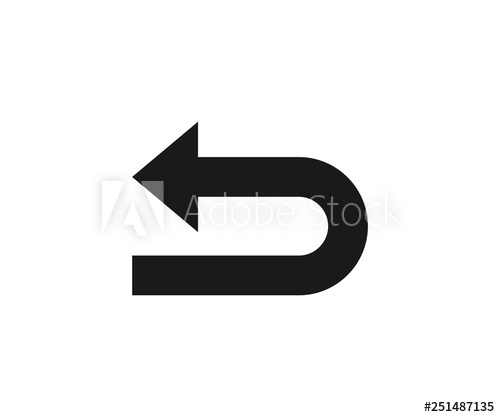500x417 Return Vector Icon