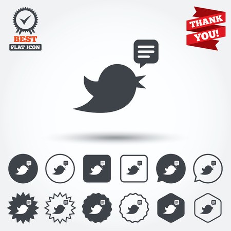 450x450 Bird Icon Social Media Sign Short Messages Twitter Retweet