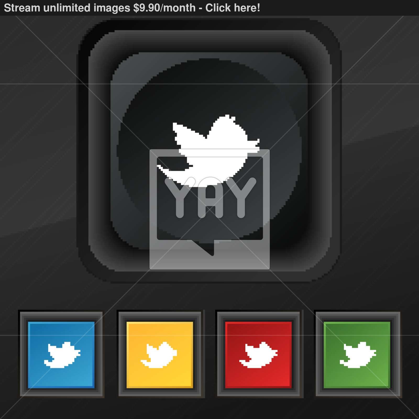 1600x1600 Messages Retweet Icon Symbol Set Of Five Colorful, Stylish