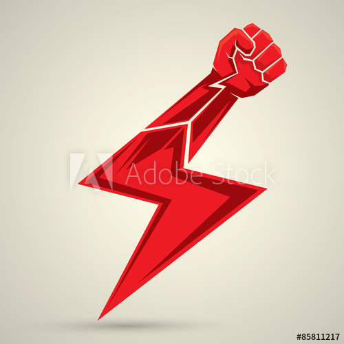 Vector Fist Icon Revolution Fist 500x500 Vector Fist Icon Revolution Fist