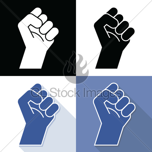 Fist Revolution Symbol, Vector Gl Stock Images 500x500 Fist Revolution Symbol, Vector Gl Stock Images