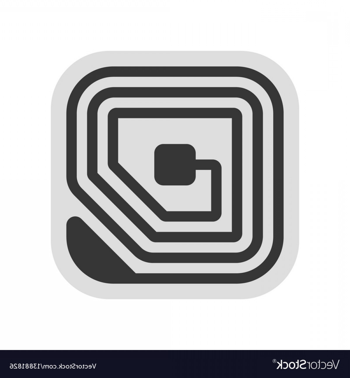 1200x1296 Radio Frequency Identification Rfid Tag Icon Vector Soidergi