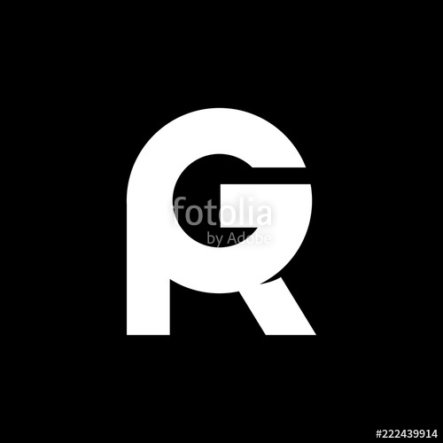 500x500 R G Logo Vector Monogram Stock Image And Royalty Free Vector