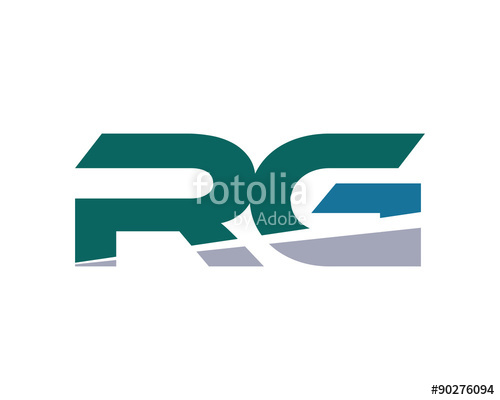 500x400 Rg Letter Logo Modern Stock Image And Royalty Free Vector
