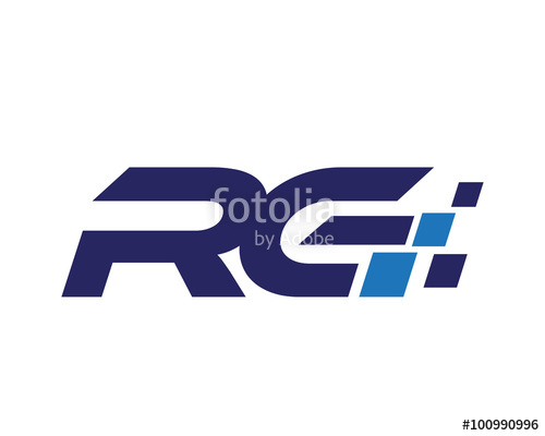 500x400 Rg Digital Letter Logo Stock Image And Royalty Free Vector