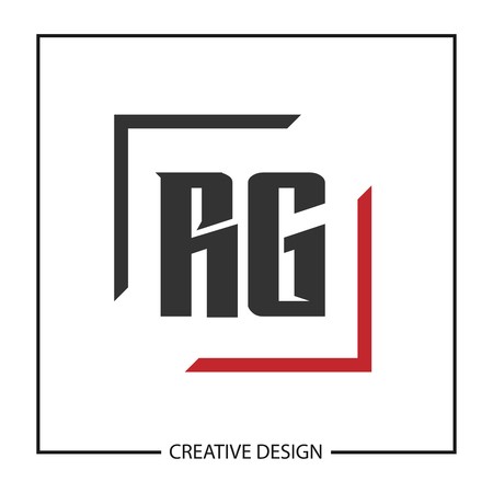 450x450 Initial Letter Rg Logo Template Design Vector Illustration
