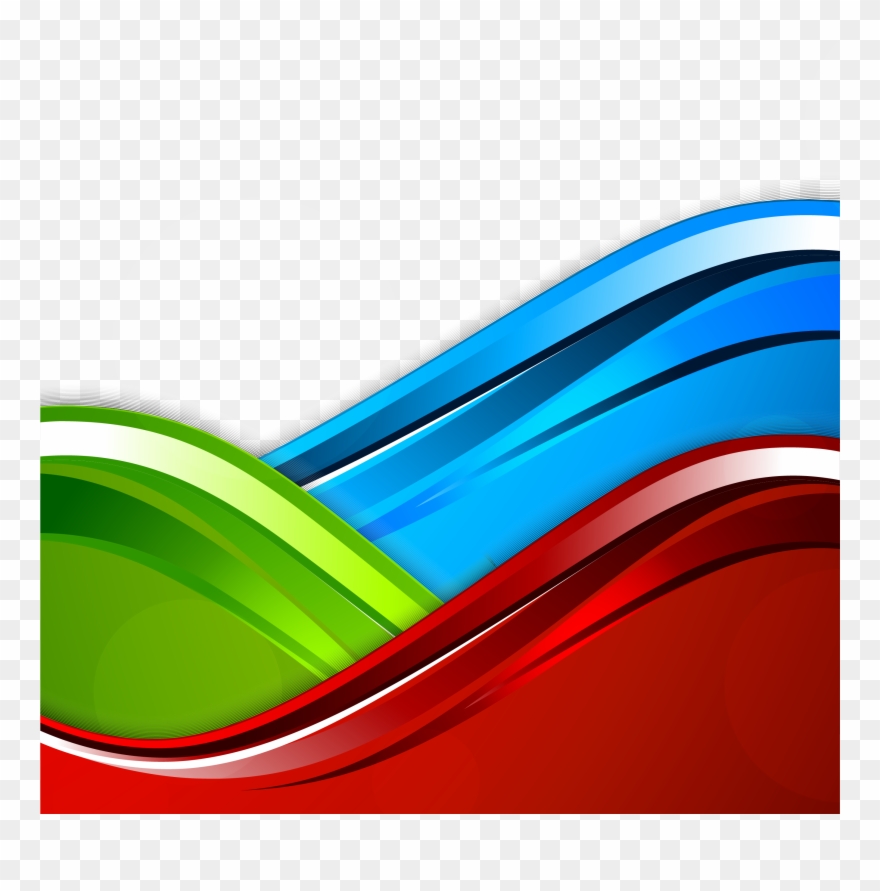 880x891 Blue Color Curve Rgb Vector Model Clipart