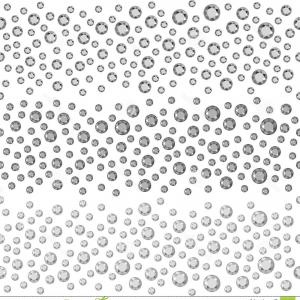 300x300 Stock Illustration Seamless Scattered Balls Silver Rhinestones