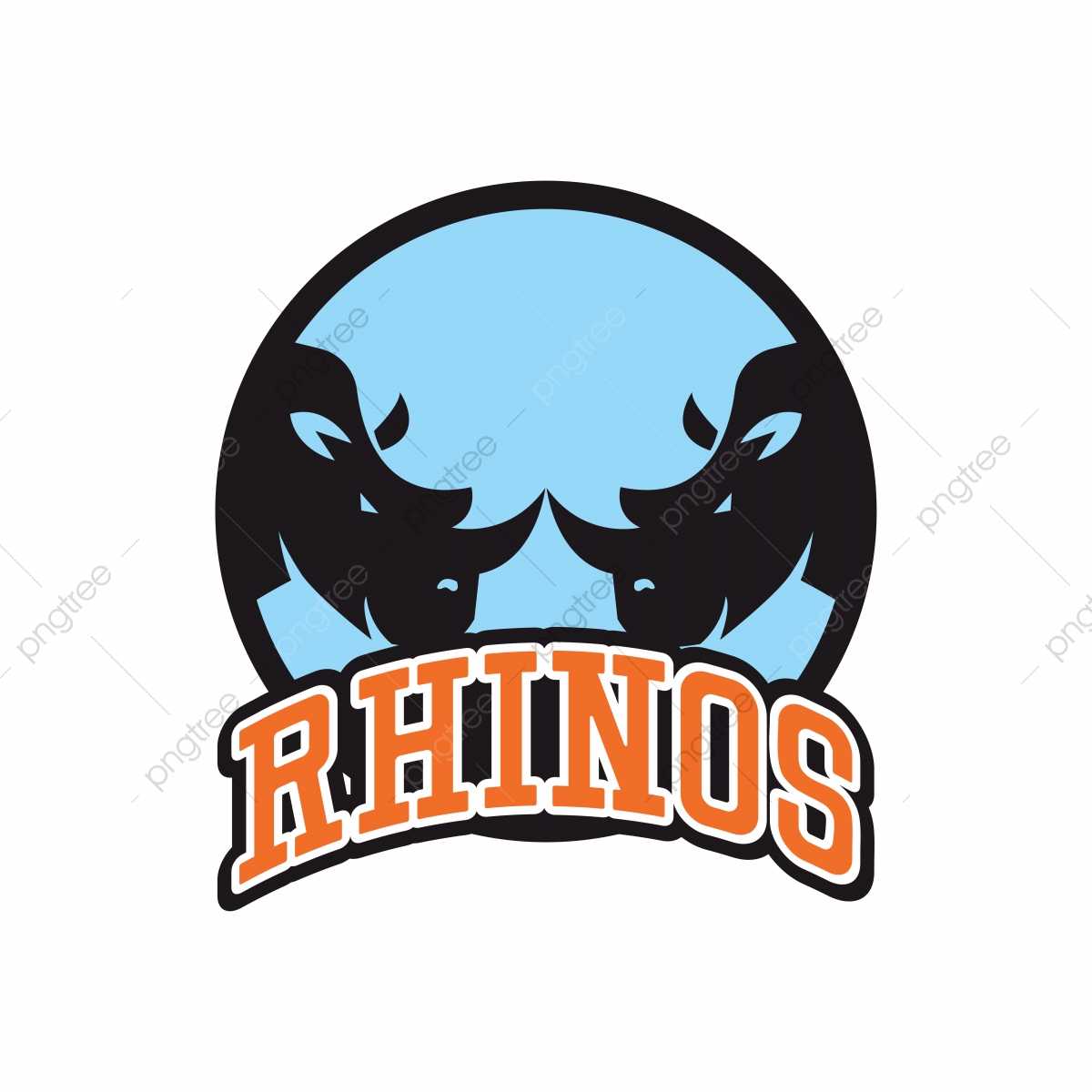 1200x1200 Rhino Logo Vector Illustration, Rhinos, Rhinoceros, Rhino Vector