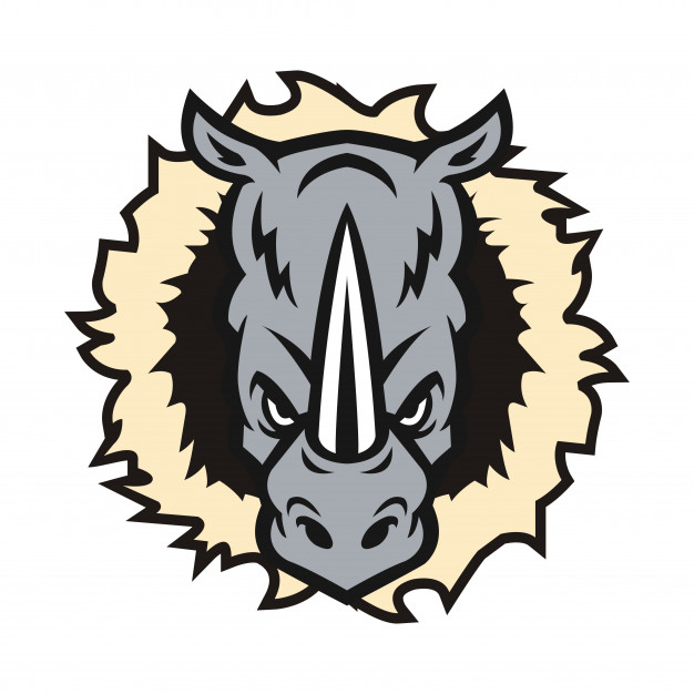 626x626 Rhino Sport Logo Vector Premium Download
