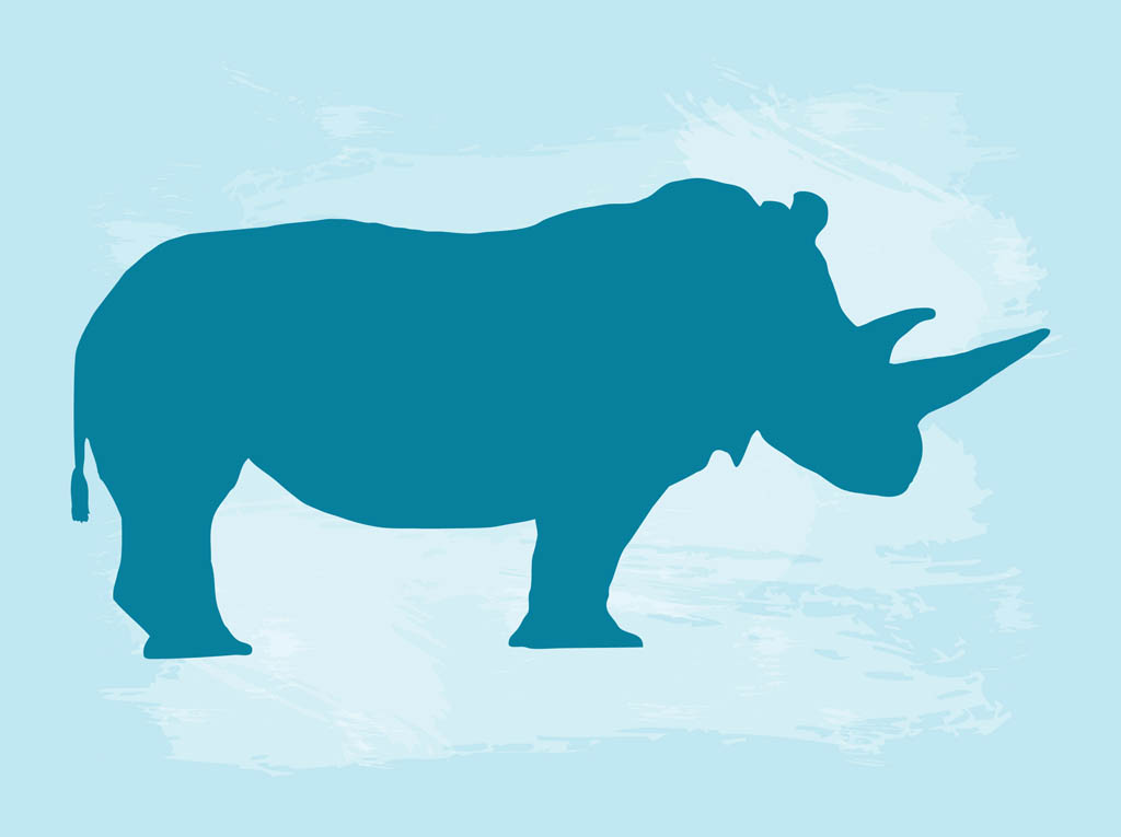 1024x765 Rhino Vector Vector Art Graphics