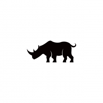 Rhino Silhouette Vector at Vectorified.com | Collection of Rhino ...