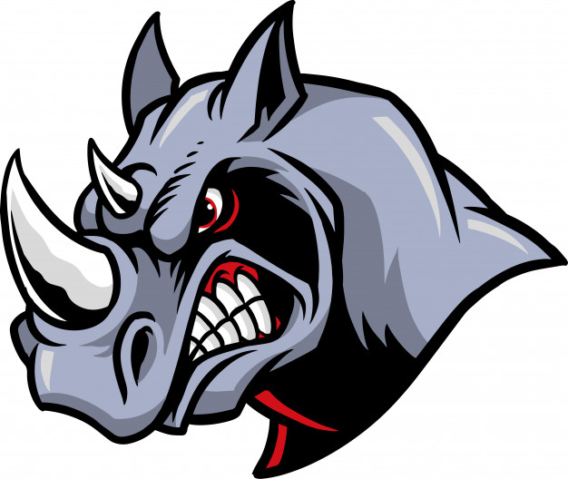 626x528 Rhino Vector Premium Download