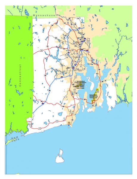 460x600 Free Vector Map State Rhode Island Us Adobe Illustrator And Pdf