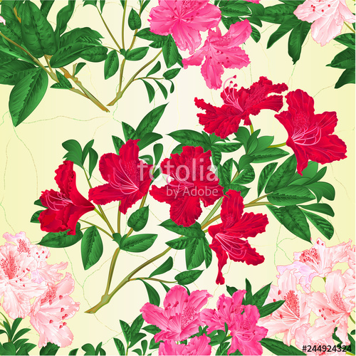 500x500 Seamless Texture Branch Light Pink Pink And Red Flowers