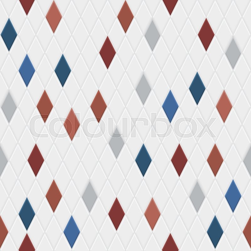 800x800 Seamless Pattern Of Small Rhombuses In Stock Vector Colourbox