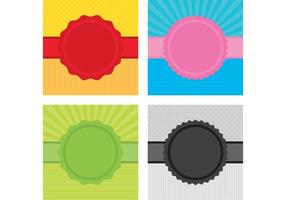 286x200 Ribbon Badge Free Vector Art