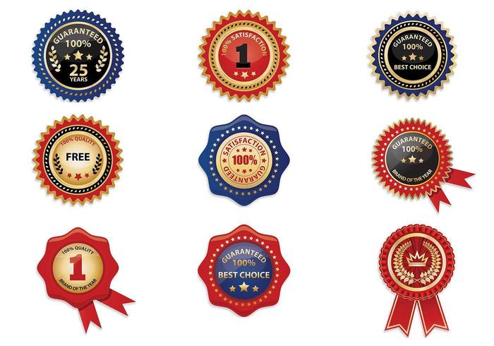 700x490 Ribbon Badge Vector Pack