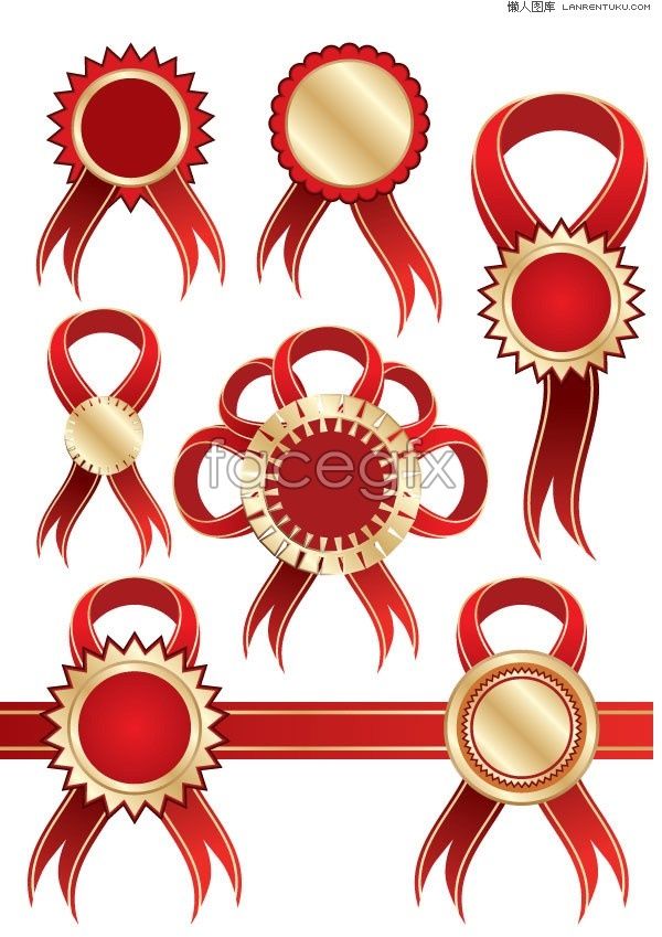 Ribbon Badge Vector at Vectorified.com | Collection of Ribbon Badge ...