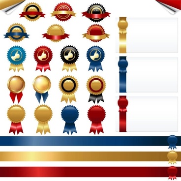 368x368 Vector Ribbon Badges Free Vector Download