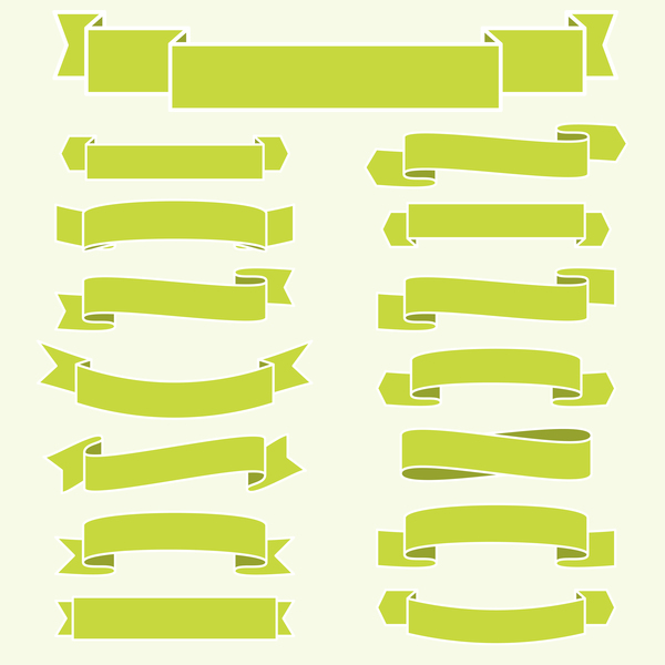 Green Ribbon Banners Vectors Free Download 600x600 Green Ribbon Banners Vectors Free Download