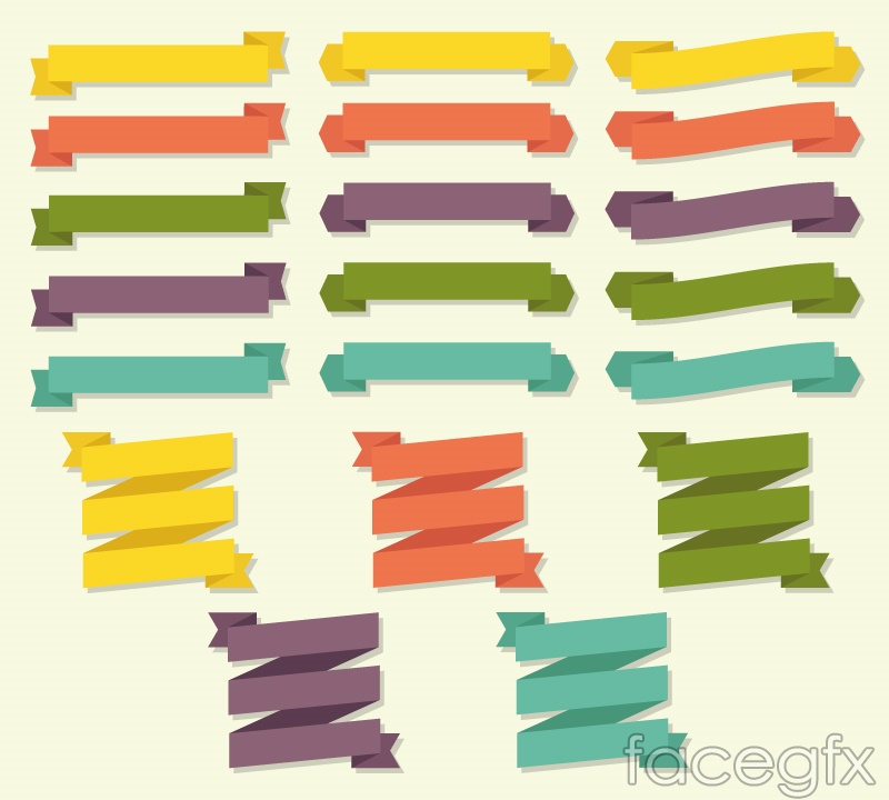 800x720 Paper Ribbon Banner Vector Over Millions Vectors, Stock