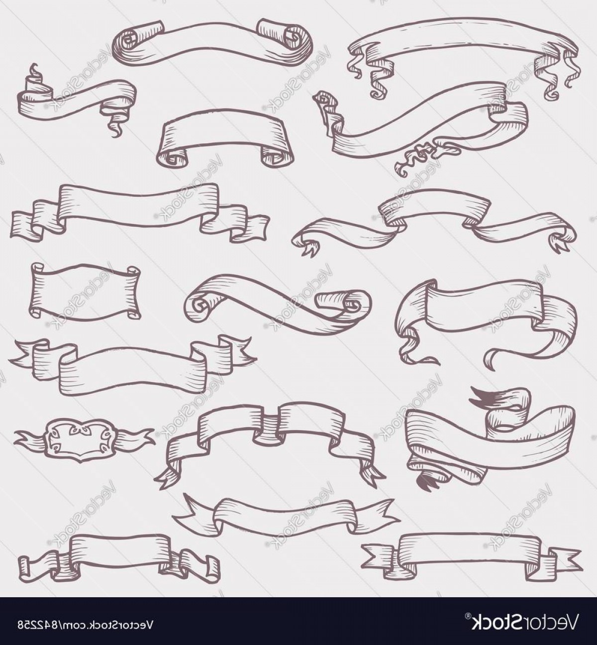 1200x1296 Best Free Ribbon Banner Vector Art Free Design Hoodamathrun