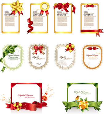 Free Vector Ribbon Frames Free Vector Download 338x368 Free Vector Ribbon Frames Free Vector Download